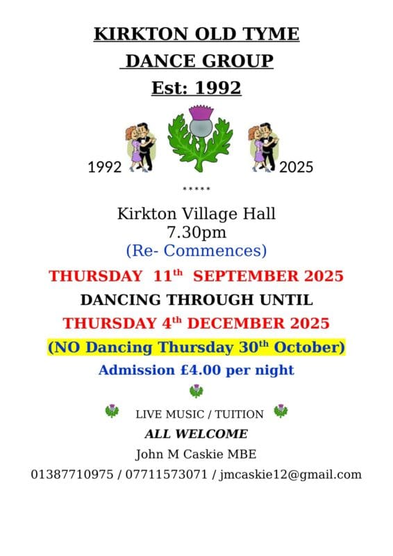 KIRKTON POSTERS WINTER 2025